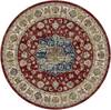 Dynamic ANCIENT GARDEN Red Round 53 X 53 Area Rug ANR5575591464 801-120073 Thumb 0