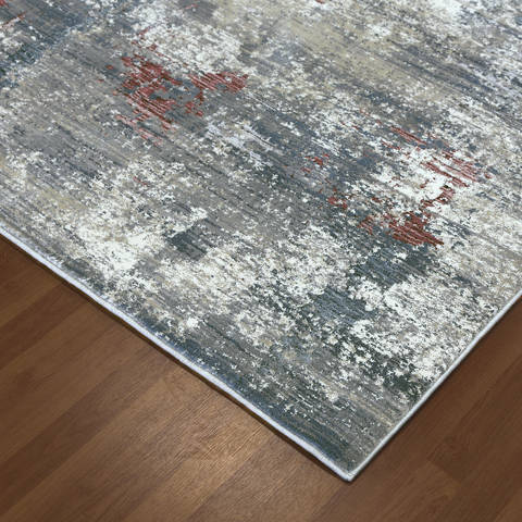 Dynamic ASTORIA Grey 96 X 131 Area Rug AT10143370930 801-120087 Image 1