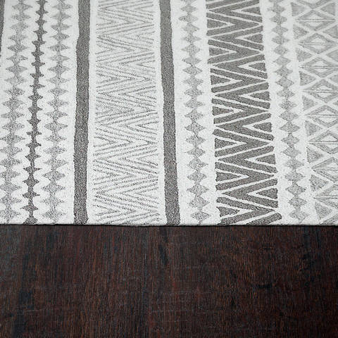 Dynamic AZTEC Grey 80 X 110 Area Rug AZ9127871900 801-120213 Image 2