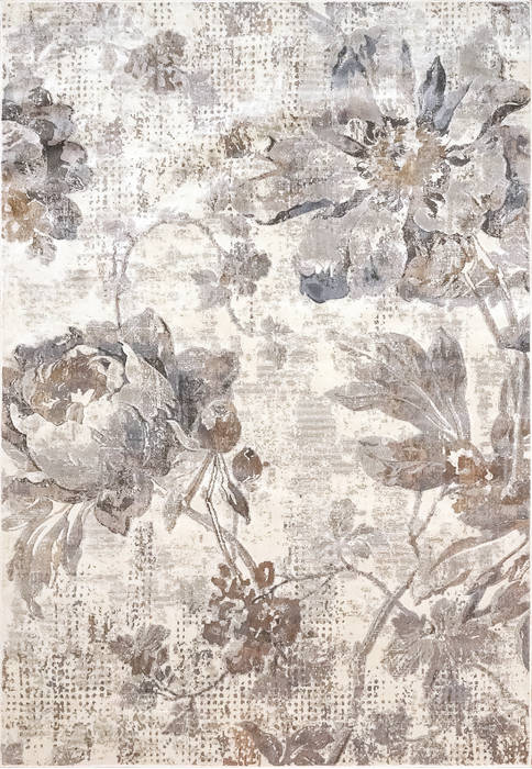 Dynamic BLOSSOM Beige 92 X 1210 Area Rug BS10146525900 801-120331 Image 0