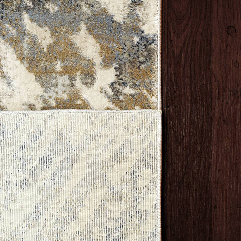 Dynamic CASTILLA Grey 92 X 1210 Area Rug CC10143537950 801-120505 Image 1