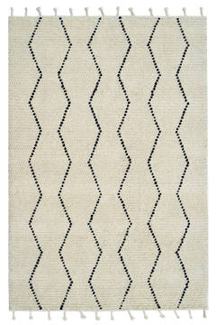 Dynamic CELESTIAL White Rectangle 5x8 ft  Carpet 120524