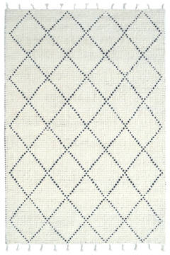 Dynamic CELESTIAL White Rectangle 2x4 ft  Carpet 120529