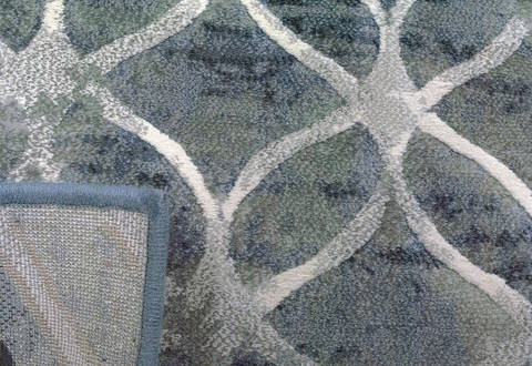 Dynamic ECLIPSE Blue 311 X 57 Area Rug EC46633965666 801-120742 Image 1