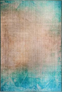 Dynamic ILLUSION Blue Rectangle 2x4 ft polyester Carpet 121250