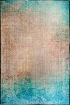 Dynamic ILLUSION Blue Rectangle 2x4 ft polyester Carpet 121250