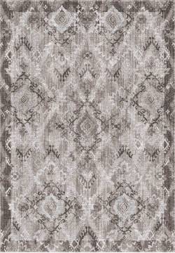 Dynamic ILLUSION Grey Rectangle 7x10 ft polyester Carpet 121272