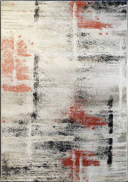 Dynamic INFINITY White Rectangle 8x11 ft  Carpet 121364