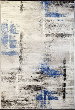 Dynamic INFINITY White Rectangle 8x11 ft  Carpet 121369