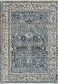 Dynamic JUNO Blue Rectangle 5x8 ft  Carpet 121439