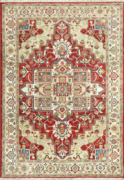 Dynamic JUNO White Rectangle 4x6 ft  Carpet 121459
