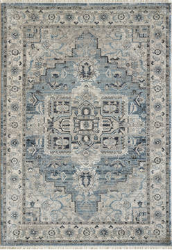 Dynamic JUNO Blue Rectangle 4x6 ft  Carpet 121466
