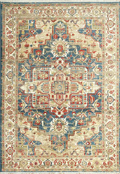 Dynamic JUNO Blue Rectangle 2x4 ft  Carpet 121472
