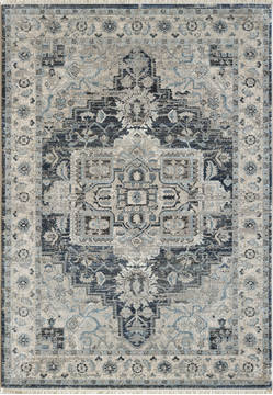 Dynamic JUNO Blue Rectangle 2x4 ft  Carpet 121479