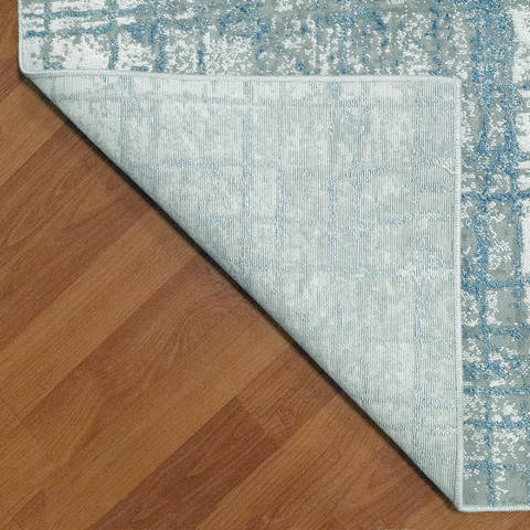 Dynamic LEDA White Runner 22 X 77 Area Rug LD289863150 801-121529 Image 1