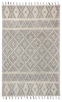 Dynamic LIBERTY Grey Rectangle 2x4 ft  Carpet 121615