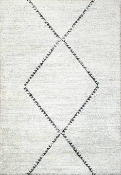 Dynamic MEHARI White Rectangle 4x6 ft  Carpet 121744