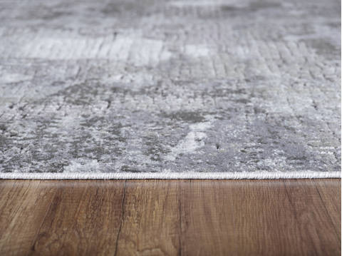 Dynamic MOSAIC Grey 53 X 77 Area Rug MO691660900 801-121816 Image 1