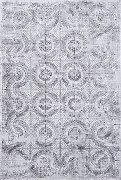 Dynamic MOSAIC Grey Rectangle 5x8 ft  Carpet 121823