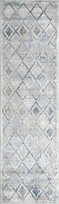 Dynamic MOSAIC Beige Runner 22 X 77 Area Rug MO281666115 801-121827 Image 0