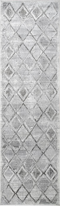 Dynamic MOSAIC Grey Runner 22 X 77 Area Rug MO281666190 801-121834 Image 0