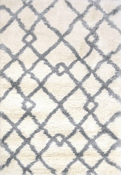 Dynamic NITRO LUX White Rectangle 9x12 ft  Carpet 122003