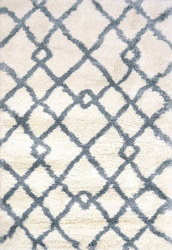 Dynamic NITRO LUX White Rectangle 3x5 ft  Carpet 122004