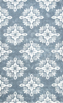 Dynamic PATIO Blue Rectangle 5x8 ft  Carpet 122126