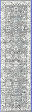 Dynamic PEARL Grey Runner 6 to 9 ft Polyester Carpet 122155