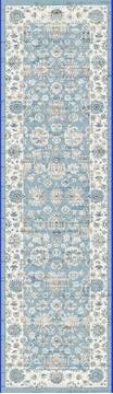 Dynamic PEARL Blue Runner 2'2" X 7'7" Area Rug PE283743500 801-122169