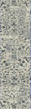 Dynamic QUARTZ Grey Runner 2'2" X 7'7" Area Rug QU2825010190 801-122301