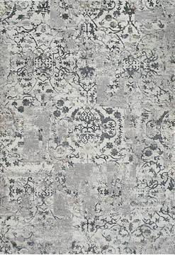 Dynamic QUARTZ Grey Rectangle 2x4 ft  Carpet 122302