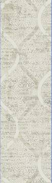 Dynamic QUARTZ Grey Runner 2'2" X 7'7" Area Rug QU2826190100 801-122308
