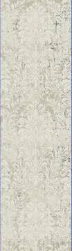 Dynamic QUARTZ White Runner 2'2" X 7'7" Area Rug QU2827020110 801-122315