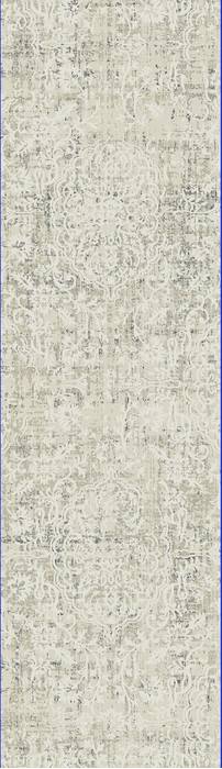 Dynamic QUARTZ White Runner 22 X 77 Area Rug QU2827030110 801-122329 Image 0