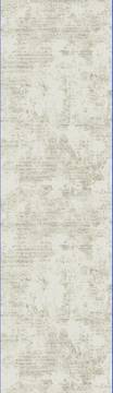 Dynamic QUARTZ White Runner 2'2" X 7'7" Area Rug QU2827031110 801-122344