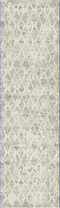 Dynamic QUARTZ White Runner 22 X 77 Area Rug QU2827039111 801-122388 Image 0