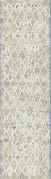 Dynamic QUARTZ White Runner 2'2" X 7'7" Area Rug QU2827039111 801-122388