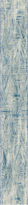 Dynamic QUARTZ Blue Runner 22 X 77 Area Rug QU2827041150 801-122437 Image 0