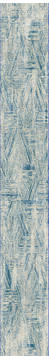 Dynamic QUARTZ Blue Runner 2'2" X 7'7" Area Rug QU2827041150 801-122437