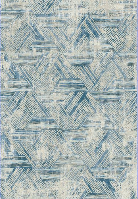 Dynamic QUARTZ Blue 53 X 77 Area Rug QU6927041150 801-122440 Image 0