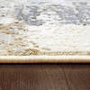 Dynamic QUARTZ White Runner 22 X 77 Area Rug QU2827048190 801-122458 Thumb 2