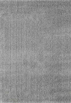 Dynamic SILKY SHAG Grey Rectangle 4x6 ft  Carpet 122688