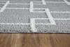 Dynamic SILKY SHAG Grey 20 X 33 Area Rug SI245901901 801-122699 Thumb 1