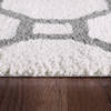 Dynamic SILKY SHAG White 20 X 33 Area Rug SI245903119 801-122705 Thumb 1