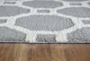 Dynamic SILKY SHAG Grey 20 X 33 Area Rug SI245903901 801-122711 Thumb 1