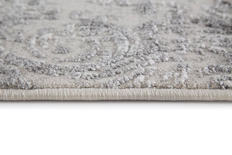 Dynamic TORINO White 710 X 1010 Area Rug TI9123315100 801-122861 Image 1