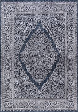 Dynamic TORINO Blue Rectangle 2x4 ft  Carpet 122863