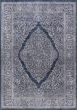 Dynamic TORINO Blue Rectangle 2x4 ft  Carpet 122863