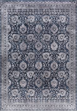 Dynamic TORINO Blue Rectangle 2x4 ft  Carpet 122881